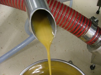 Oil from centrifuge